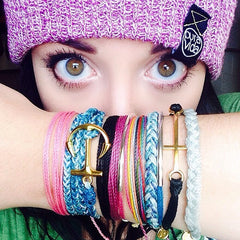 Gold Anchor Aqua