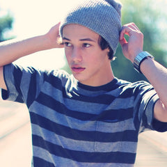 Heather Grey Pura Vida Beanie