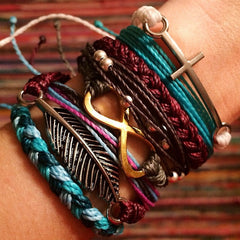 Burgundy Braided