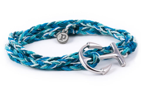 Silver Anchor Aqua