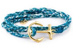 Gold Anchor Aqua