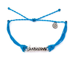 Silver Karma Neon Blue