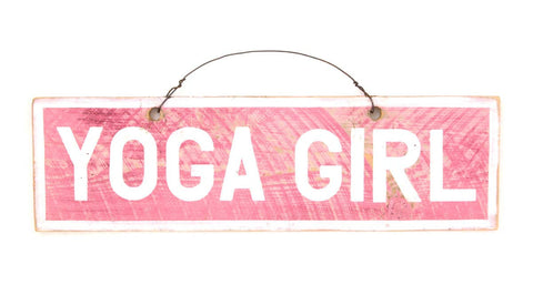 Yoga Girl (White-Pink)