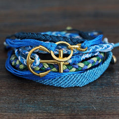 Flat Braided Pacific Blue
