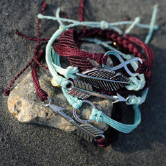 Silver Feather Seafoam