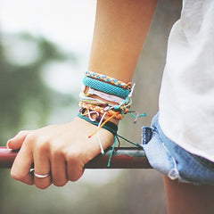 Flat Braided Pacific Blue