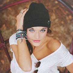 Black Pura Vida Beanie