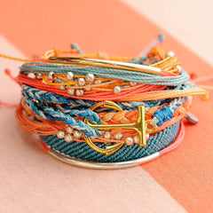 Gold Anchor Aqua