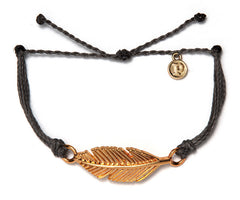 Gold Feather Dark Grey