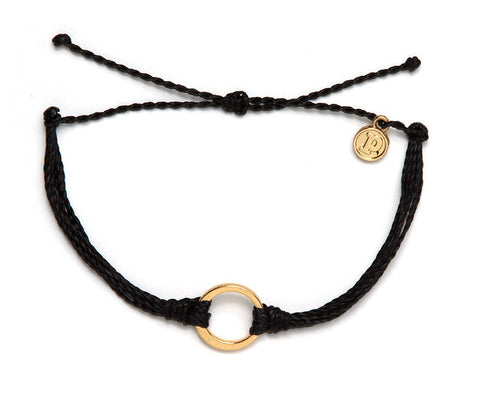 Gold Circle Black