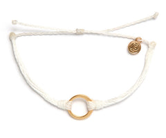 Gold Circle White