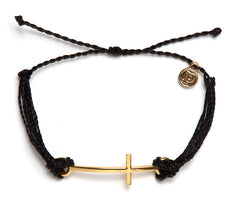 Gold Cross Black