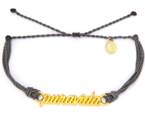 Gold Pura Vida Dark Grey