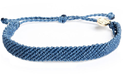 Flat Braided Periwinkle Blue