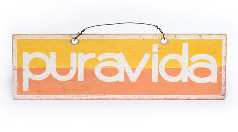 Pura Vida (White-Yellow-Orange)