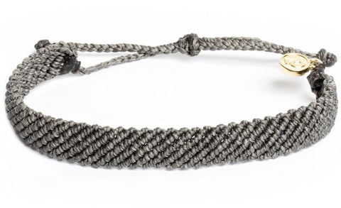 Flat Braided Dark Grey
