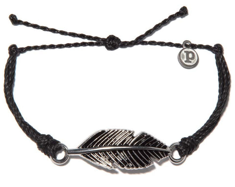 Silver Feather Black