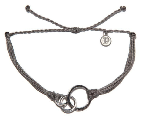 Silver 3 Circle Dark Grey