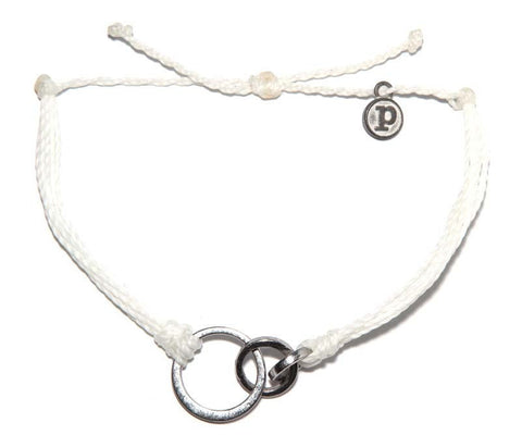 Silver 3 Circle White